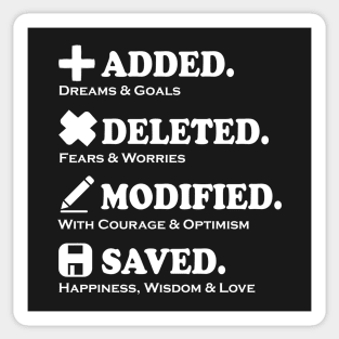 Happiness, Wisdom and Love Sticker